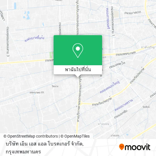 บริษัท เอ็น เอส แอล โบรคเกอร์ จำกัด แผนที่
