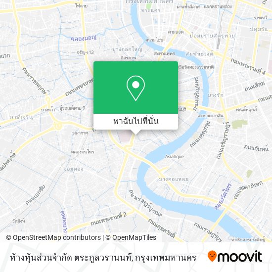 ห้างหุ้นส่วนจำกัด ตระกูลวรานนท์ แผนที่