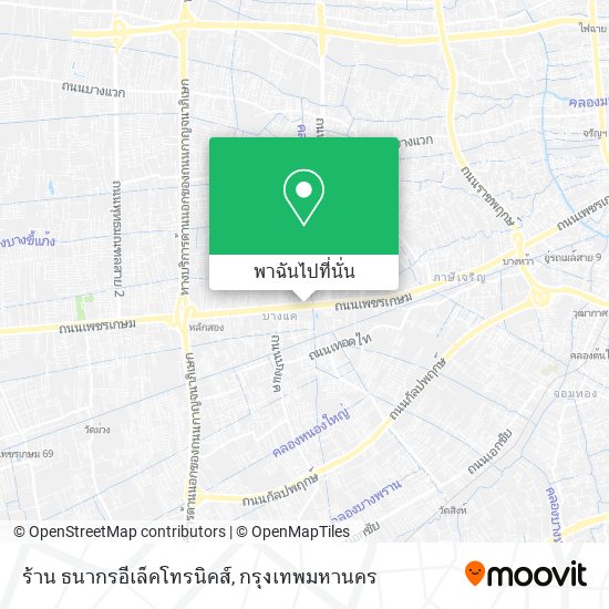 ร้าน ธนากรอีเล็คโทรนิคส์ แผนที่