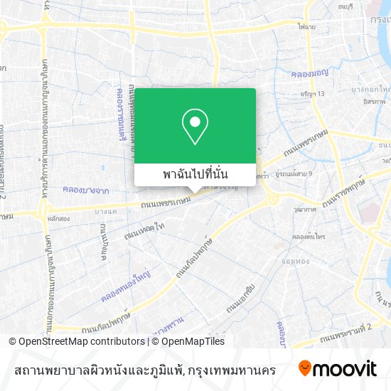 สถานพยาบาลผิวหนังและภูมิแพ้ แผนที่