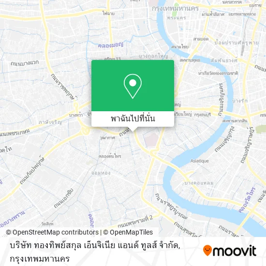 บริษัท ทองทิพย์สกุล เอ็นจิเนีย แอนด์ ทูลส์ จำกัด แผนที่