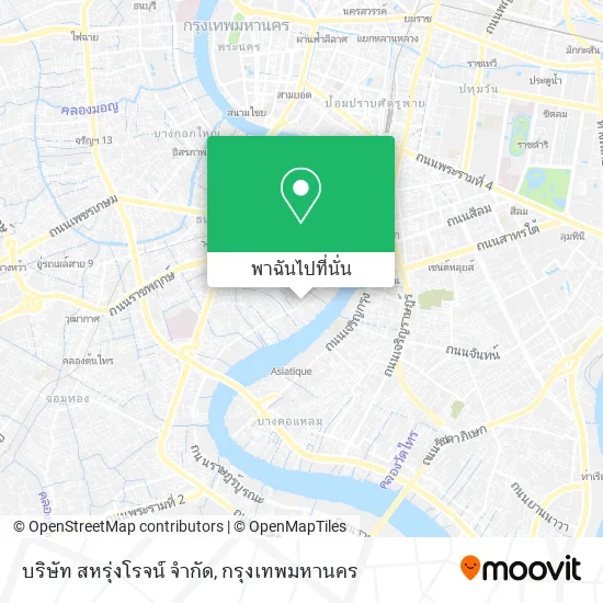 บริษัท สหรุ่งโรจน์ จำกัด แผนที่