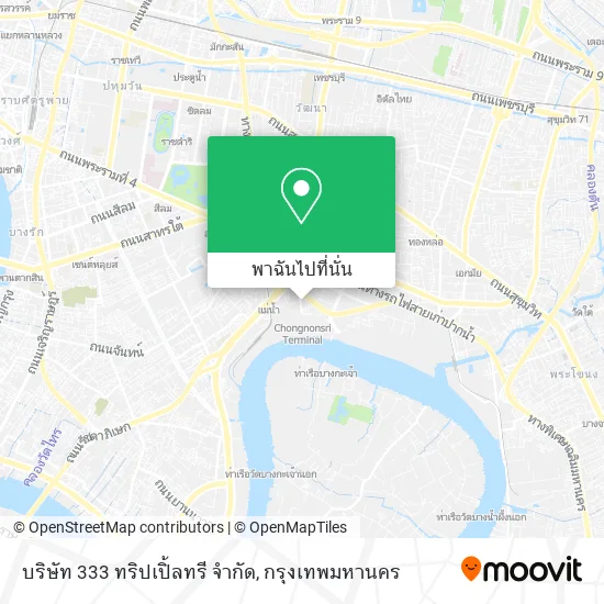 บริษัท 333 ทริปเปิ้ลทรี จำกัด แผนที่