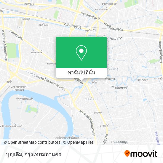 บุญเติม แผนที่