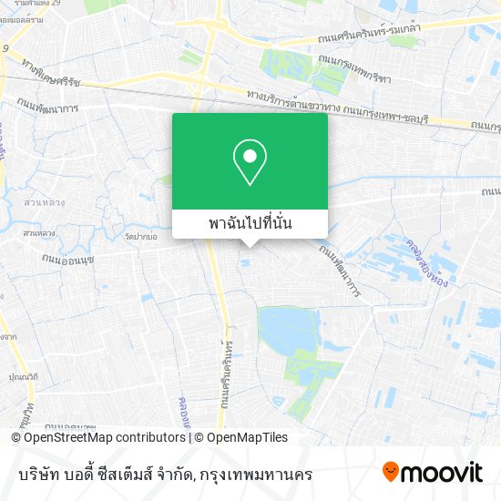 บริษัท บอดี้ ซีสเต็มส์ จำกัด แผนที่
