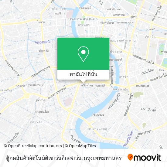 ตู้กดสินค้าอัตโนมัติเซเว่นอีเลฟเว่น แผนที่