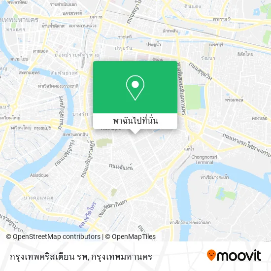 กรุงเทพคริสเตียน รพ แผนที่