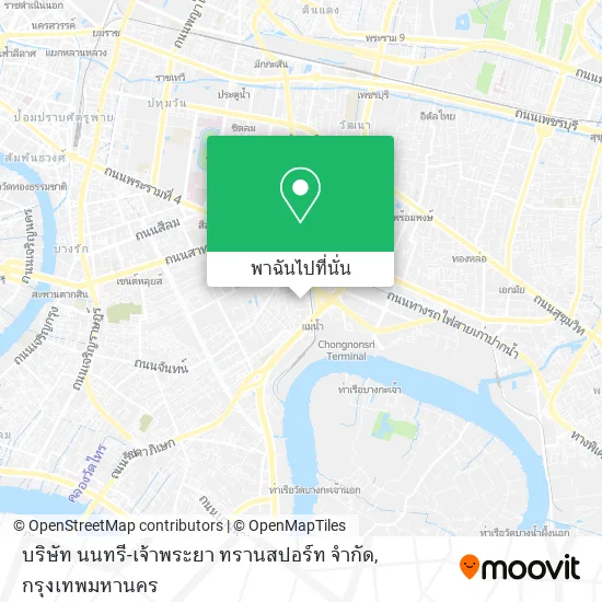 บริษัท นนทรี-เจ้าพระยา ทรานสปอร์ท จำกัด แผนที่