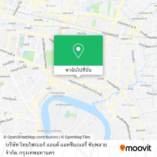 บริษัท ไทยไฟเบอร์ แอนด์ แมทชีนเนอรี่ ซับพลาย จำกัด แผนที่