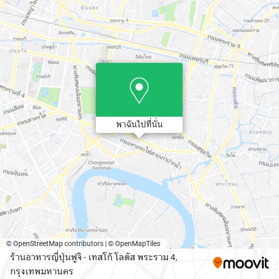 ร้านอาหารญี่ปุ่นฟูจิ - เทสโก้ โลตัส พระราม 4 แผนที่