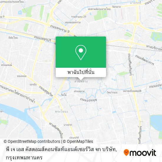 พี เจ เอส คัสตอมส์คอนซัลท์แอนด์เซอร์วิส จก บริษัท แผนที่