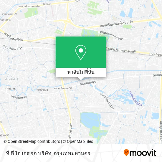 ที ที ไอ เอส จก บริษัท แผนที่