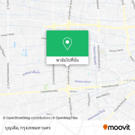 บุญเติม แผนที่