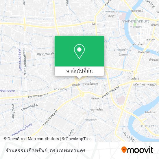 ร้านธรรมเกิดทรัพย์ แผนที่