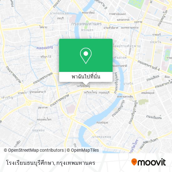 โรงเรียนธนบุรีศึกษา แผนที่