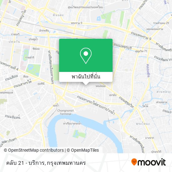 คลับ 21 - บริการ แผนที่