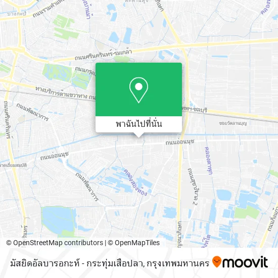 มัสยิดอัลบารอกะห์ - กระทุ่มเสือปลา แผนที่