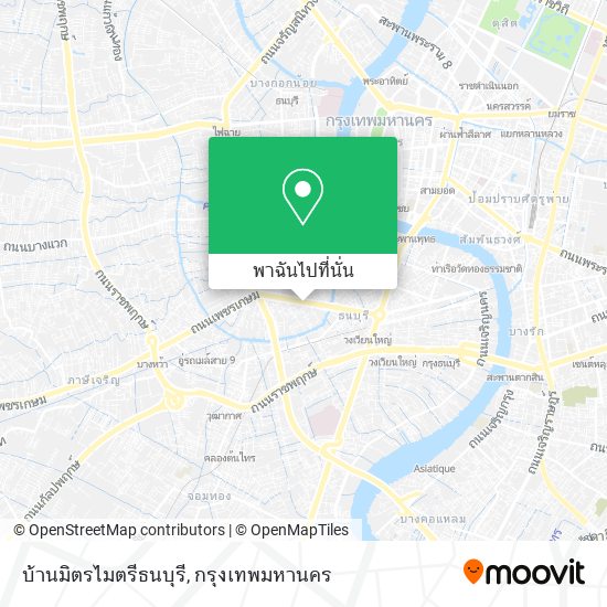 บ้านมิตรไมตรีธนบุรี แผนที่