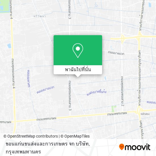 ขอนแก่นขนส่งและการเกษตร จก บริษัท แผนที่