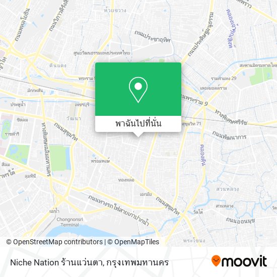 Niche Nation ร้านแว่นตา แผนที่