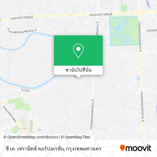 ซี.เค. เซรามิคส์ คอร์ปอเรชั่น แผนที่