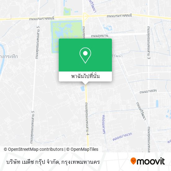 บริษัท เมดีซ กรุ๊ป จํากัด แผนที่