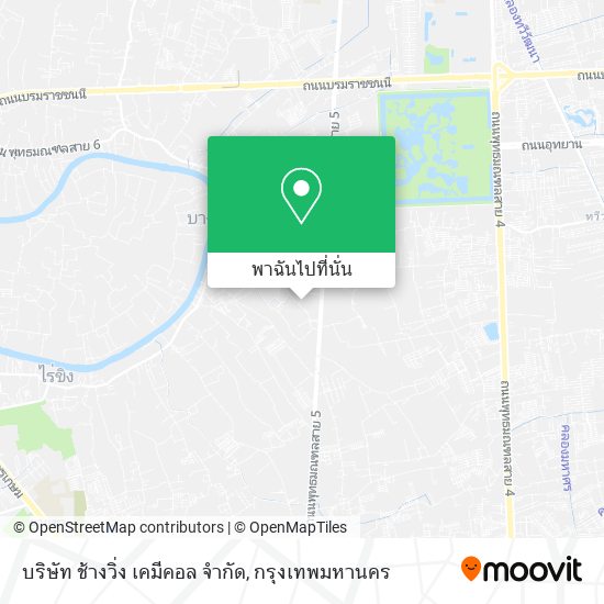 บริษัท ช้างวิ่ง เคมีคอล จำกัด แผนที่