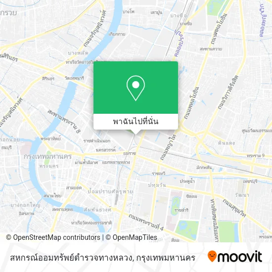 สหกรณ์ออมทรัพย์ตำรวจทางหลวง แผนที่