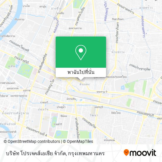 บริษัท โปรเจคส์เอเชีย จำกัด แผนที่