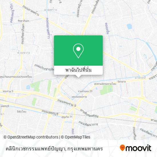 คลินิกเวชกรรมแพทย์ปัญญา แผนที่