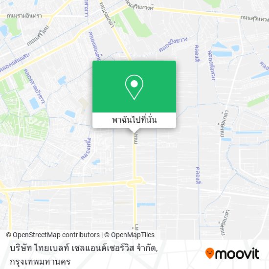 บริษัท ไทยเบลท์ เซลแอนด์เซอร์วิส จำกัด แผนที่