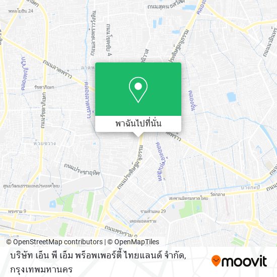 บริษัท เอ็น พี เอ็ม พร็อพเพอร์ตี้ ไทยแลนด์ จำกัด แผนที่
