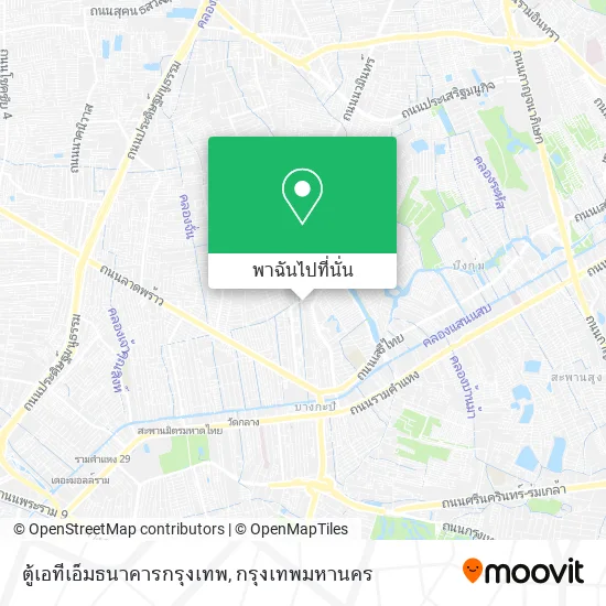 ตู้เอทีเอ็มธนาคารกรุงเทพ แผนที่