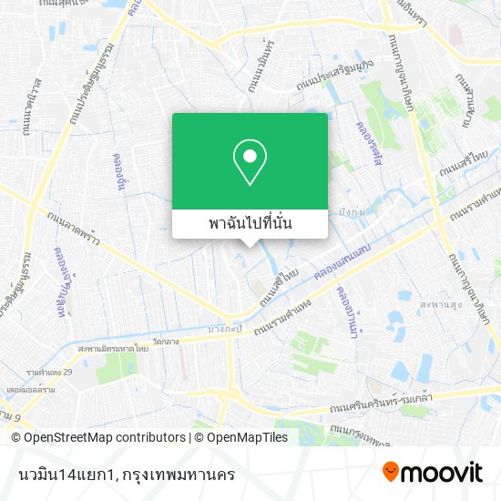 นวมิน14แยก1 แผนที่