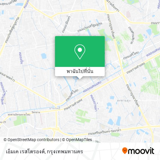 เอ็มเค เรสโตรองต์ แผนที่