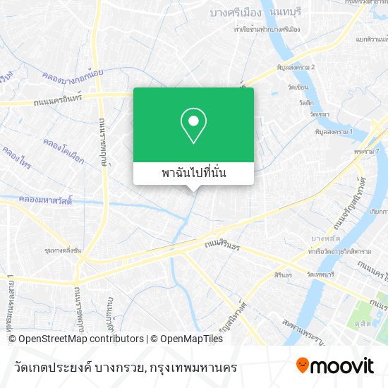 วัดเกตประยงค์ บางกรวย แผนที่