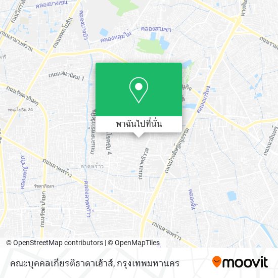 คณะบุคคลเกียรติธาดาเฮ้าส์ แผนที่