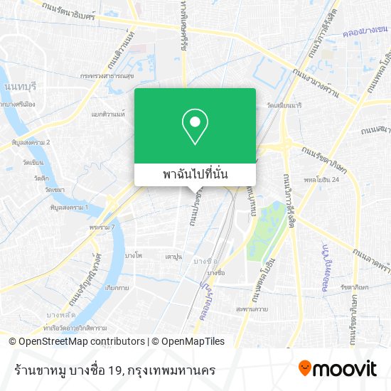 ร้านขาหมู บางซื่อ 19 แผนที่