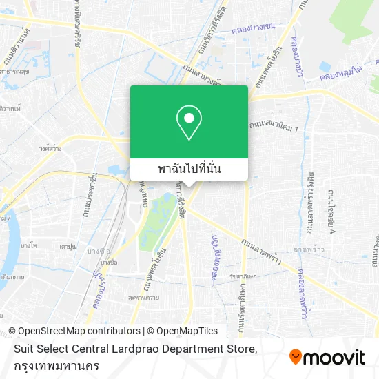Suit Select Central Lardprao Department Store แผนที่