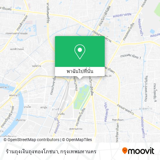 ร้านถุงเงินถุงทองโภชนา แผนที่