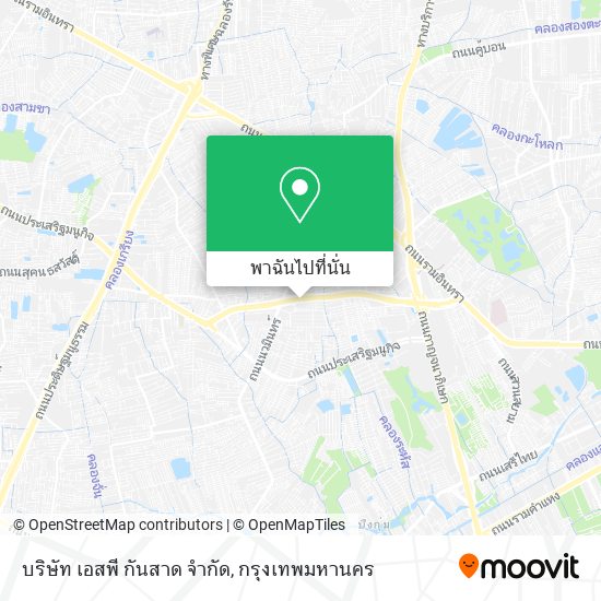 บริษัท เอสพี กันสาด จำกัด แผนที่