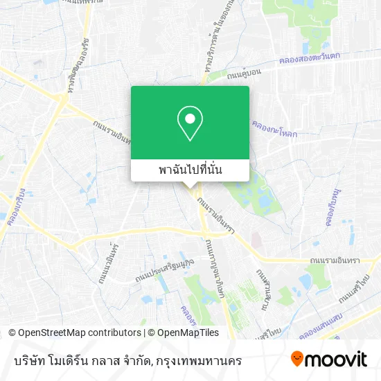 บริษัท โมเดิร์น กลาส จำกัด แผนที่