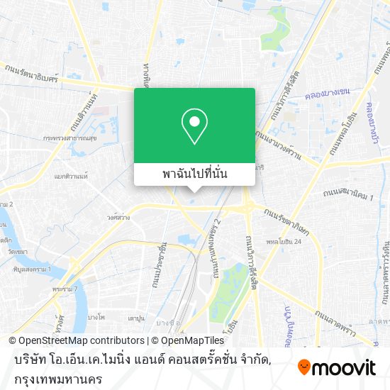 บริษัท โอ.เอ็น.เค.ไมนิ่ง แอนด์ คอนสตรั๊คชั่น จำกัด แผนที่