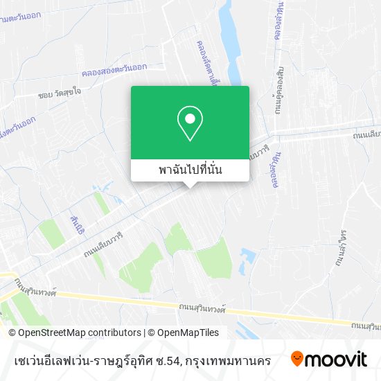 เซเว่นอีเลฟเว่น-ราษฎร์อุทิศ ซ.54 แผนที่