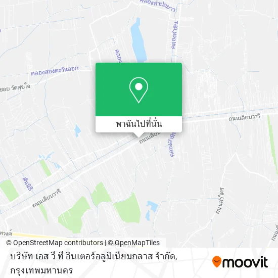 บริษัท เอส วี ที อินเตอร์อลูมิเนียมกลาส จำกัด แผนที่