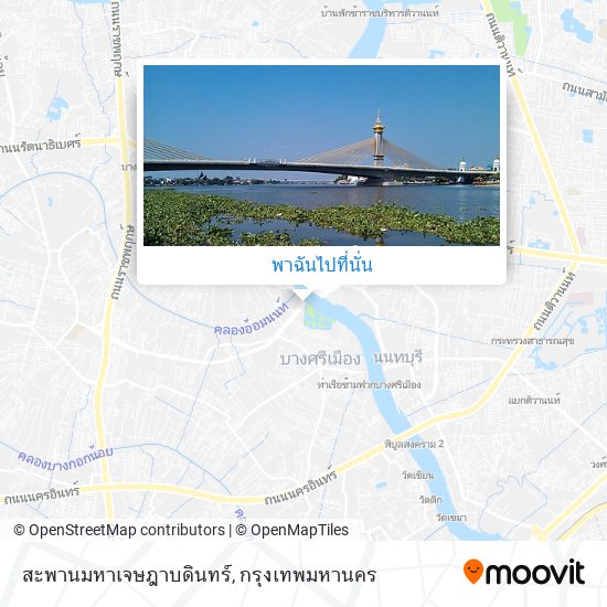 สะพานมหาเจษฎาบดินทร์ แผนที่