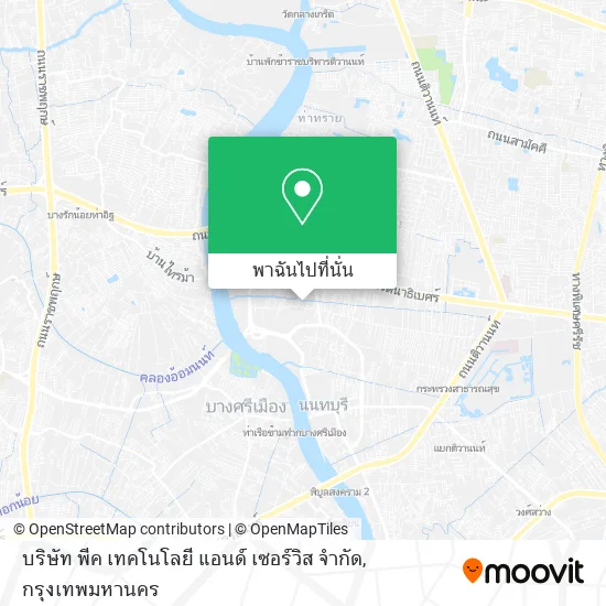 บริษัท พีค เทคโนโลยี แอนด์ เซอร์วิส จำกัด แผนที่