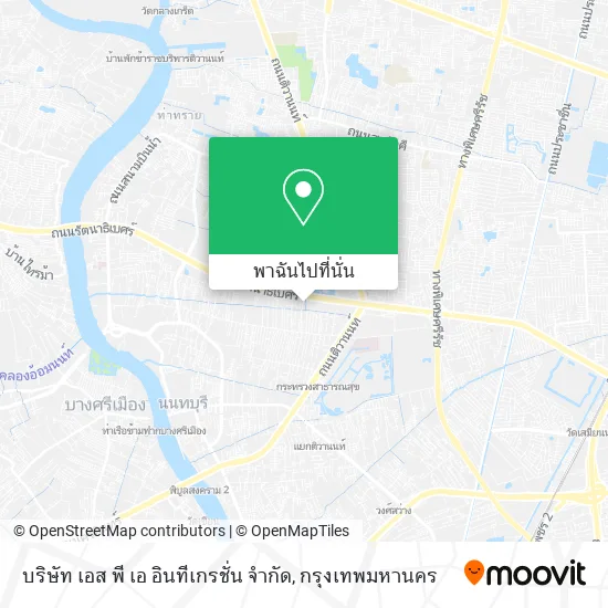 บริษัท เอส พี เอ อินทีเกรชั่น จำกัด แผนที่