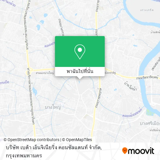 บริษัท เบต้า เอ็นจิเนียริ่ง คอนซัลแตนท์ จำกัด แผนที่