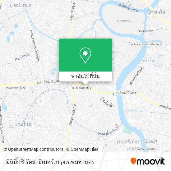 มินิบิ๊กซี-รัตนาธิเบศร์ แผนที่